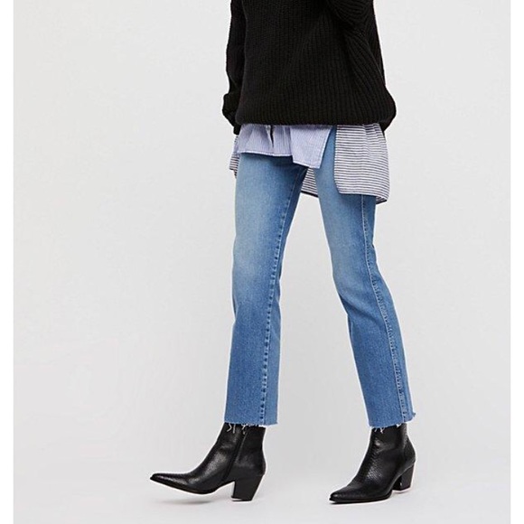 free people clean girlfriend jeans